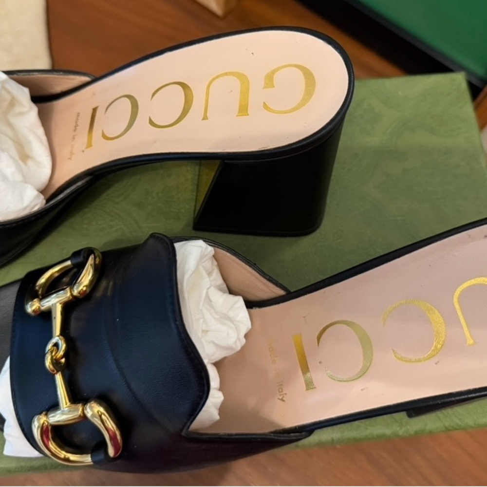Authentic, Gucci Horsebit Sandals - image 2